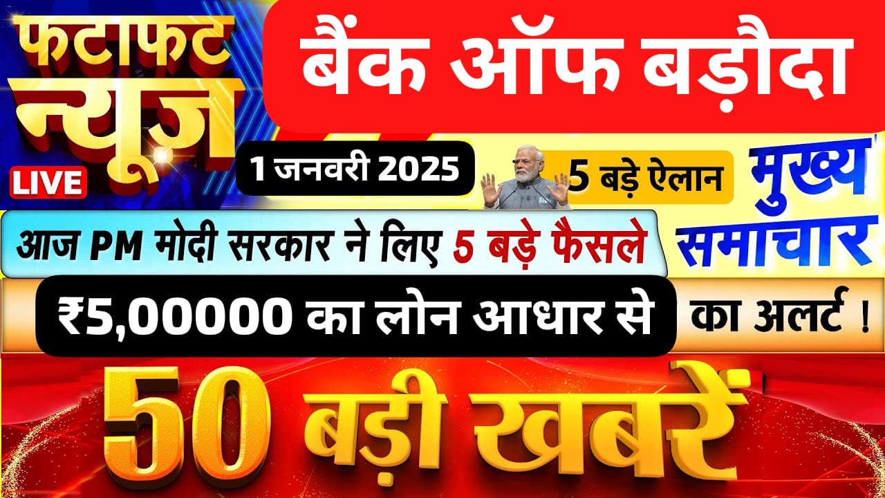 बैंक ऑफ बड़ौदा ₹50,000 ऋण