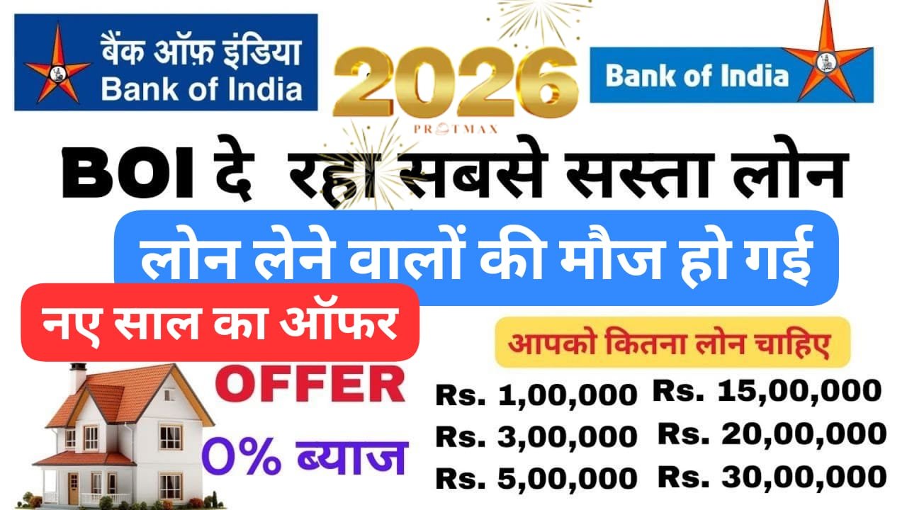 बैंक ऑफ इंडिया होम लोन